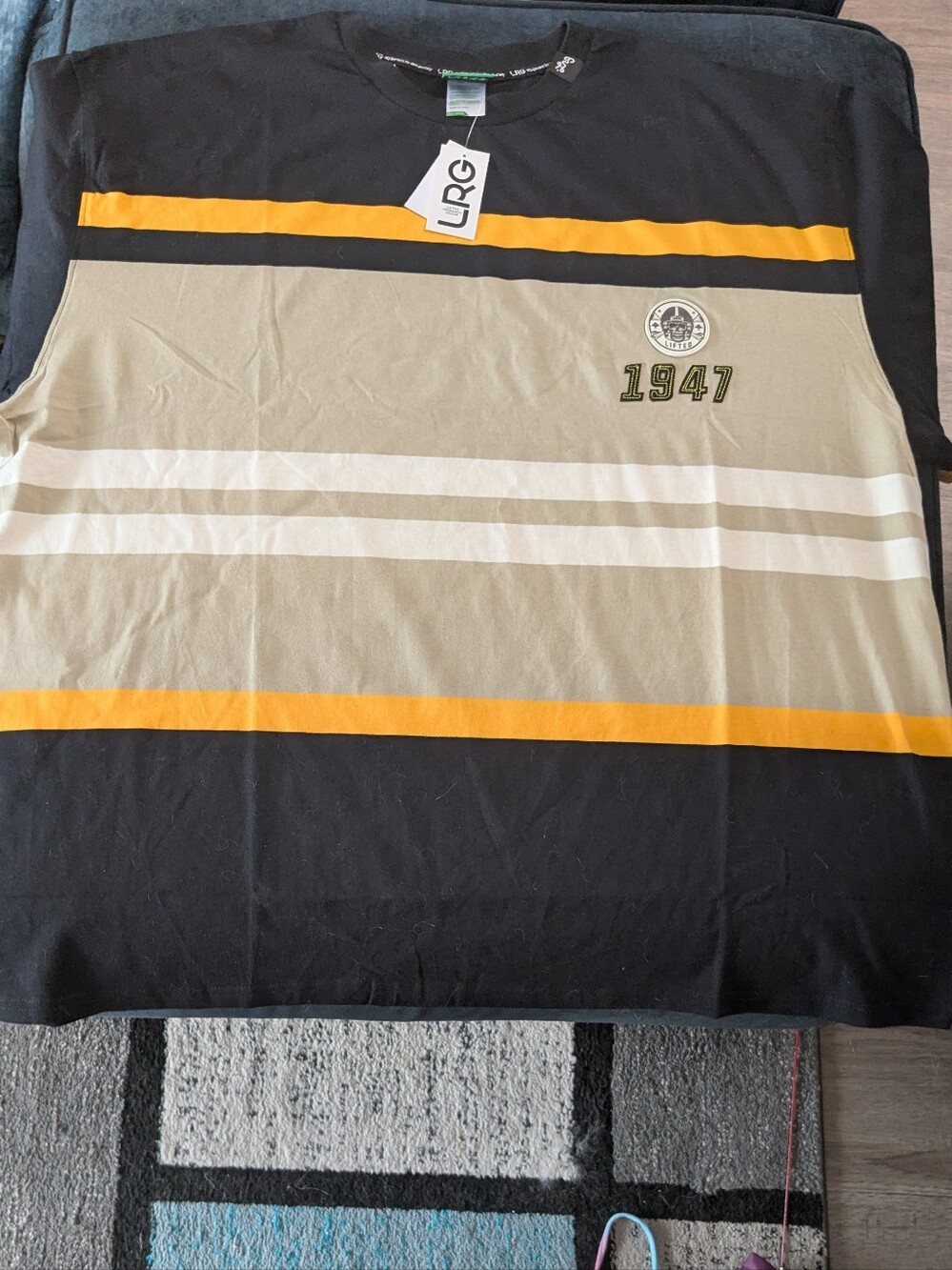 NWT! Men's LRG Lifted Research Group Color Block Shirt Size 4X